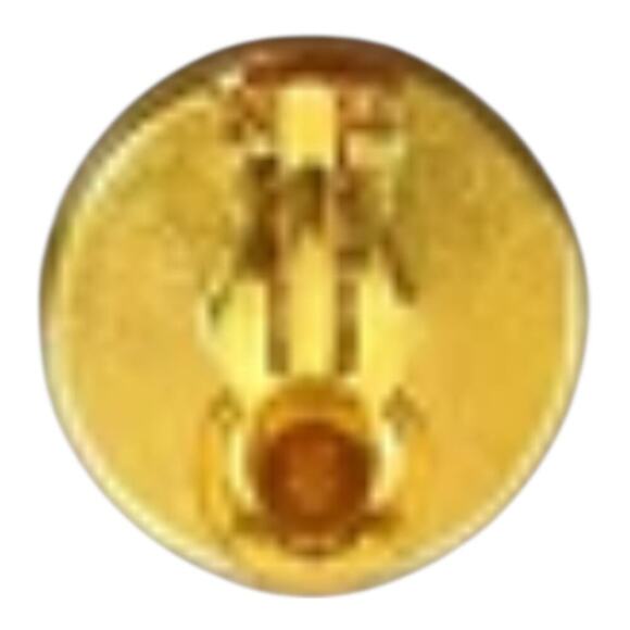 Chanel Vintage Bicolor Turn Lock Coco Earrings Gold Silver W/Box - Picture 9 of 16